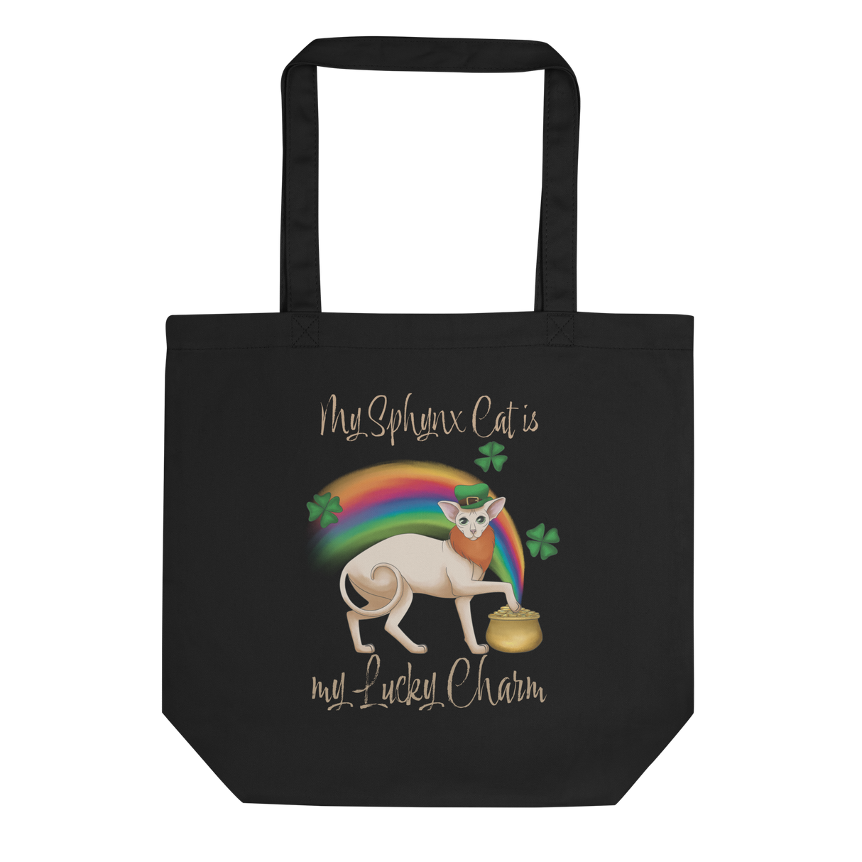 "MY SPHYNX IS MY LUCKY CHARM" ECO TOTE from ReNewedPet