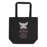"BEHIND EVERY WOMAN" SPHYNX TOTE from ReNewedPet