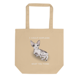 "I COULD HAIRLESS WHAT YOU THINK" ECO TOTE from ReNewedPet
