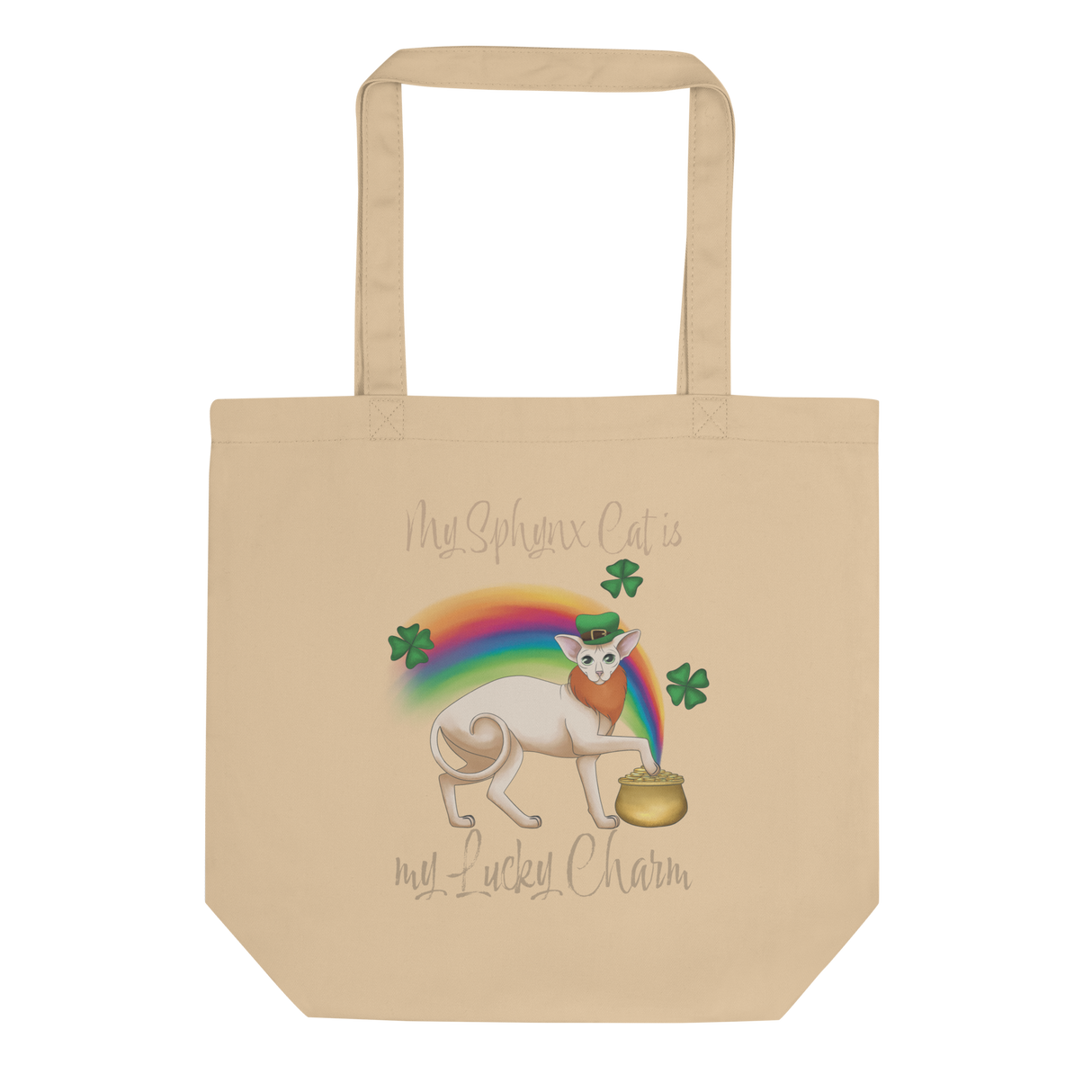 "MY SPHYNX IS MY LUCKY CHARM" ECO TOTE from ReNewedPet