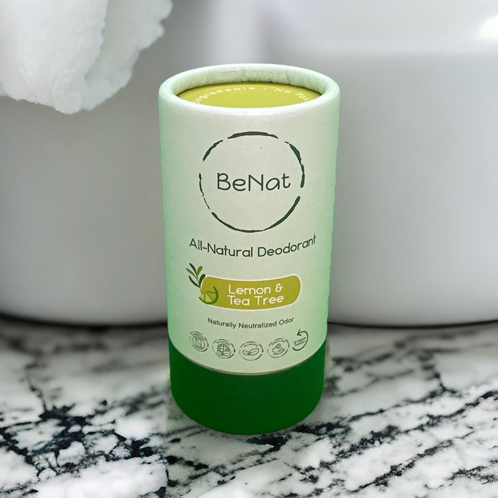 2-Pack All-Natural, Plastic-Free Deodorants from BeNat