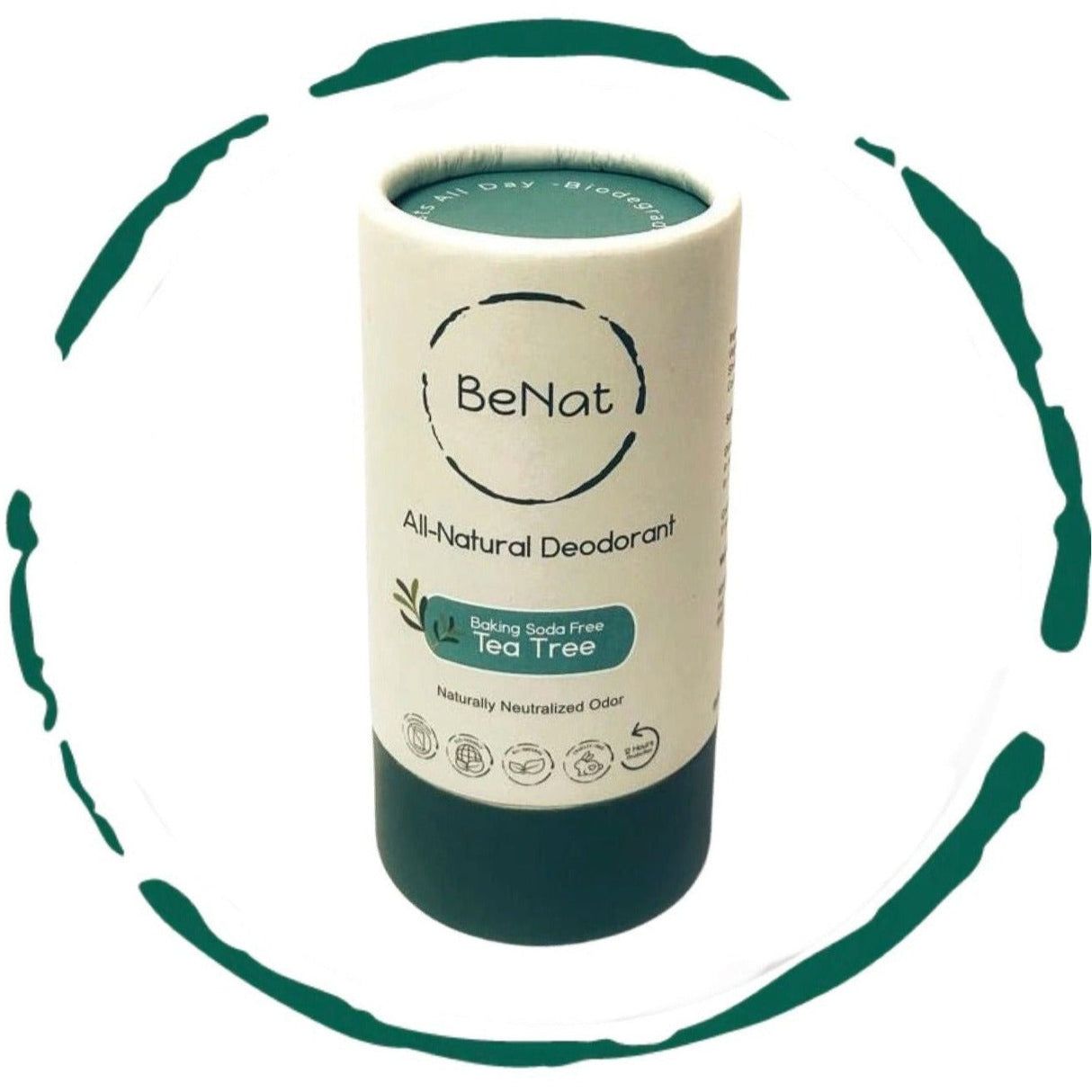 All Natural, Plastic-Free Deodorants from BeNat