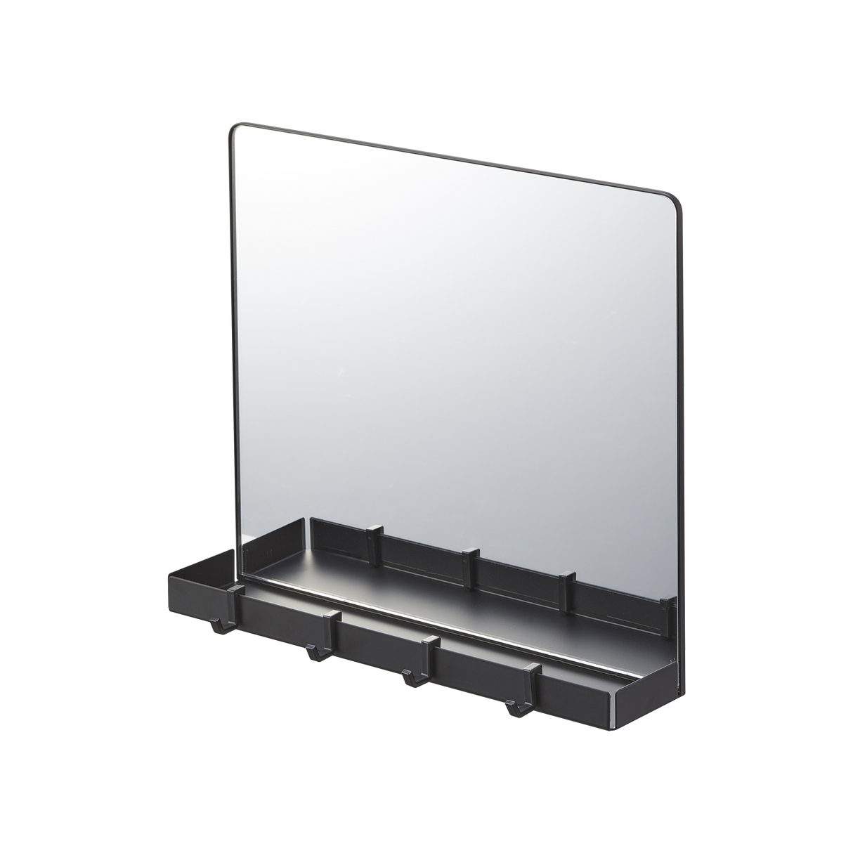 Magnetic Mirror with Storage Rack - Glass from Yamazaki Home
