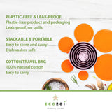Stainless Steel Lunch Box, 6 Pc Set, Leak Proof, 78 Oz from ecozoi