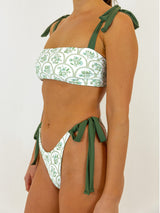 MADAKET REVERSIBLE BIKINI BOTTOM - FLORAL TILE From ELYSIIAN
