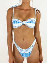 MONTAUK REVERSIBLE BIKINI BOTTOM - BLUE from ELYSIIAN