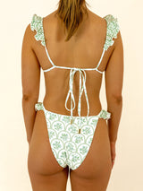 SCONSET BIKINI BOTTOM - FLORAL TILE from ELYSIIAN
