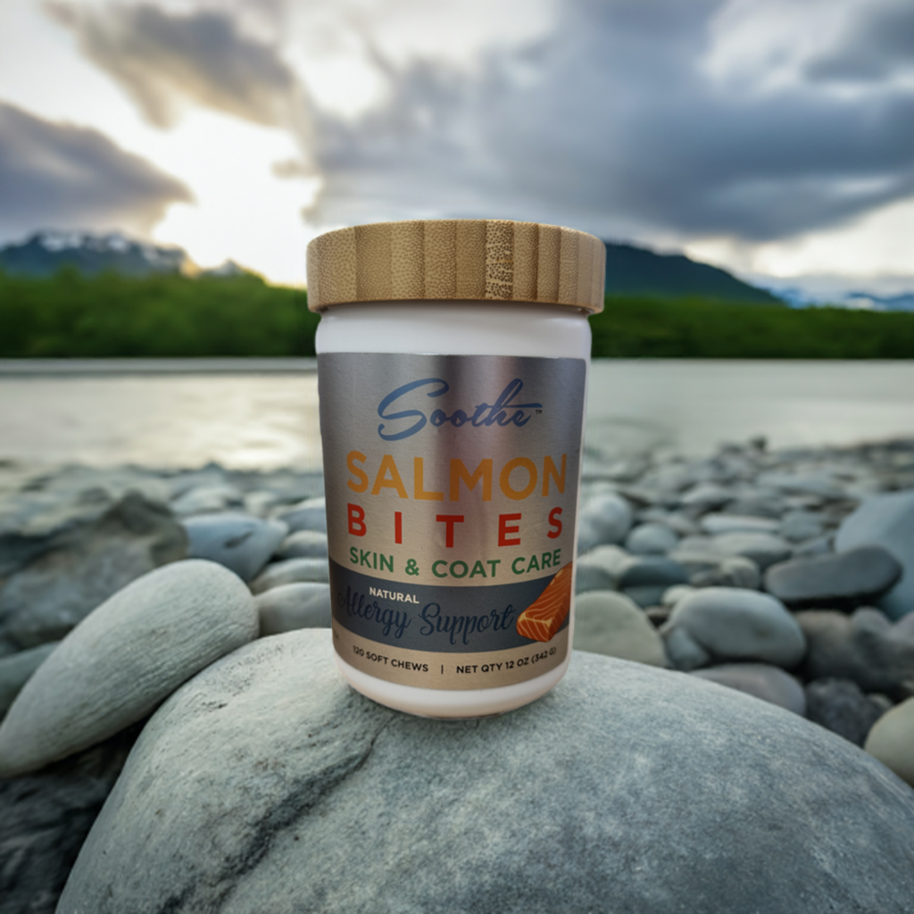 Soothe Salmon Bites Skin and Coat Care From buddyrest.com