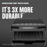 George Foreman 2-Serving Classic Plate Electric Indoor Grill and Panini Press from Jupiter Gear Home