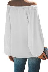 All-Occasion White Off-Shoulder Top from MsDressly
