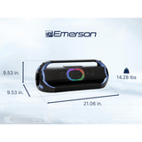 Emerson Triad Grip XL Portable Bluetooth LED Party Speaker from Jupiter Gear Home