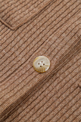Lilith Corduroy Buttoned Long Sleeve Jacket from Threaded Pear
