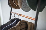 Coat Rack with Hat Storage (66" H)  - Steel + Wood from Yamazaki Home