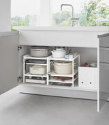 Three-Tier Cabinet Storage Rack (14" H)  - Steel from Yamazaki Home