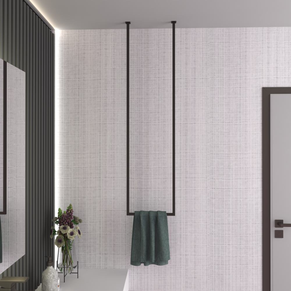 Ceiling Towel Rack for Elevated Bathroom Style from VITAHOME DESIGN LLC