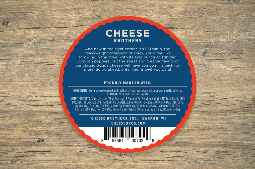 El Diablo - Scorpion Pepper Gouda from Cheese Brothers, Inc.