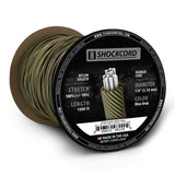 Olive-Drab Shock Cord 1/8", 1000 FT SPOOL from TITAN Survival