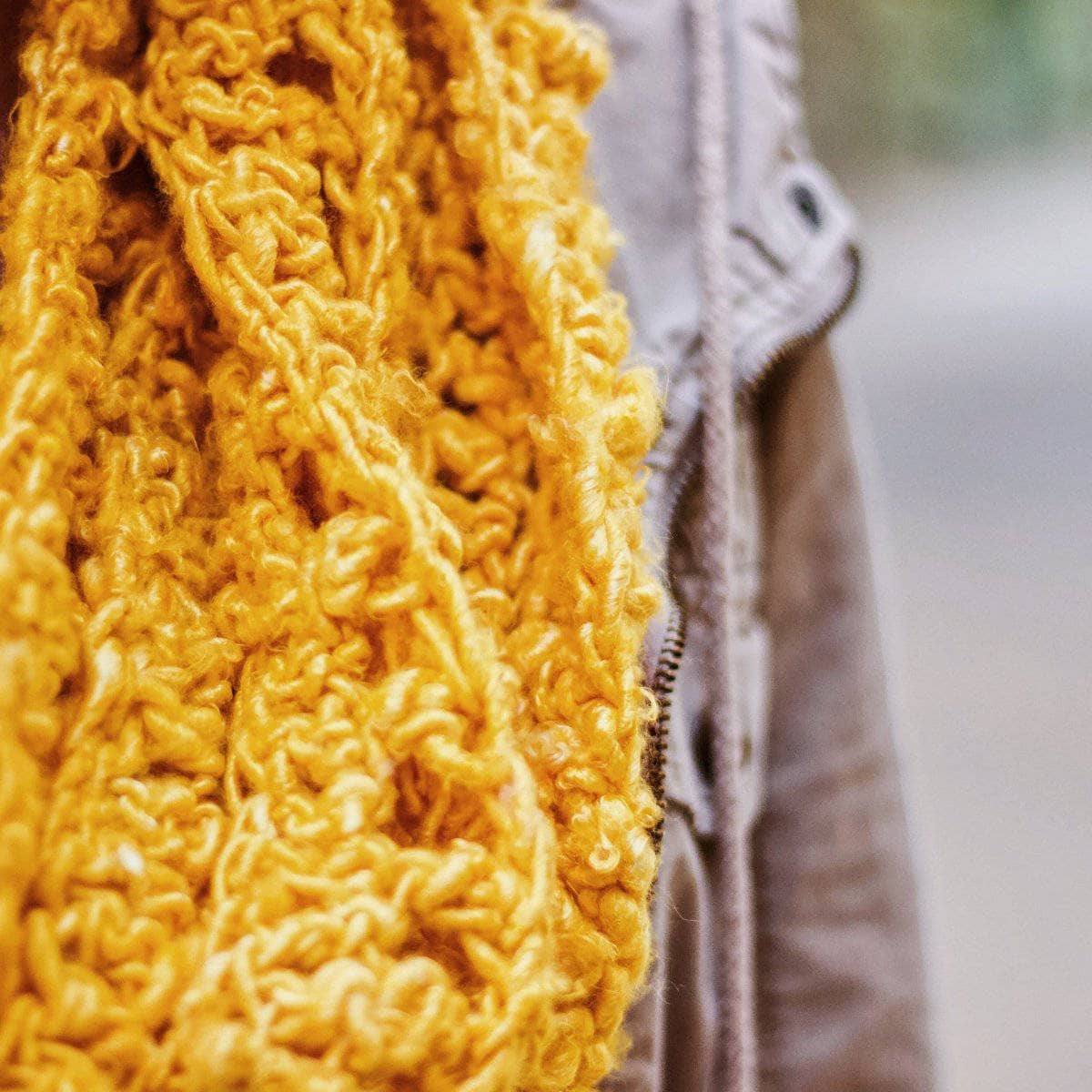 Elderidge Ribbed Banana Cowl Crochet Pattern from Darn Good Yarn