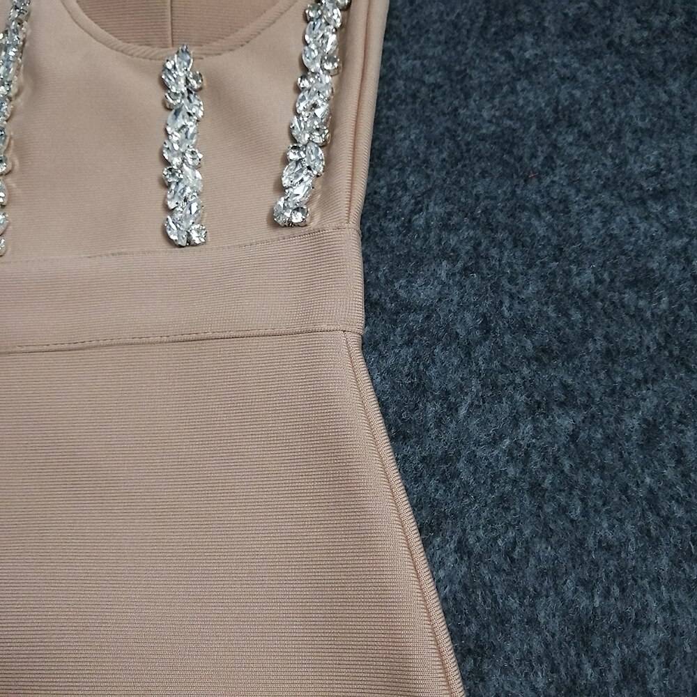 Elegant Beading Party Midi Dress From Kawaii Stop