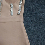 Elegant Beading Party Midi Dress From Kawaii Stop