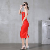 Elegant Beading Party Midi Dress From Kawaii Stop