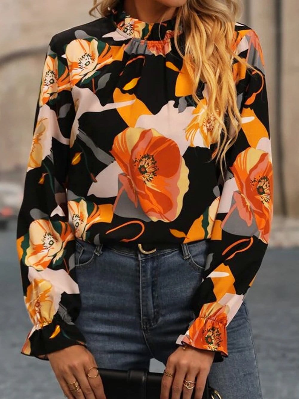 Autumnal Floral Top from MsDressly