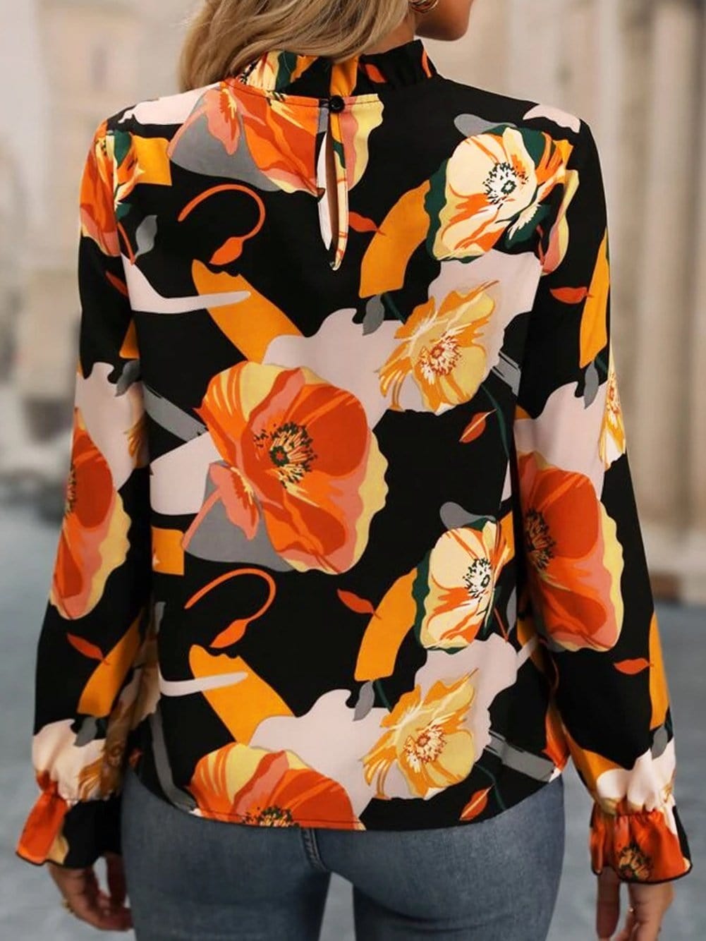 Autumnal Floral Top from MsDressly