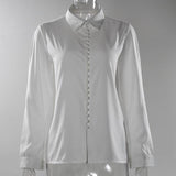 Women's Elegant Buttons Blouse From Kawaii Stop