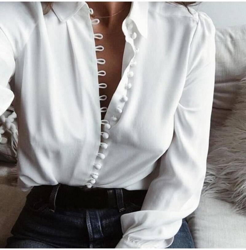 Women's Elegant Buttons Blouse From Kawaii Stop