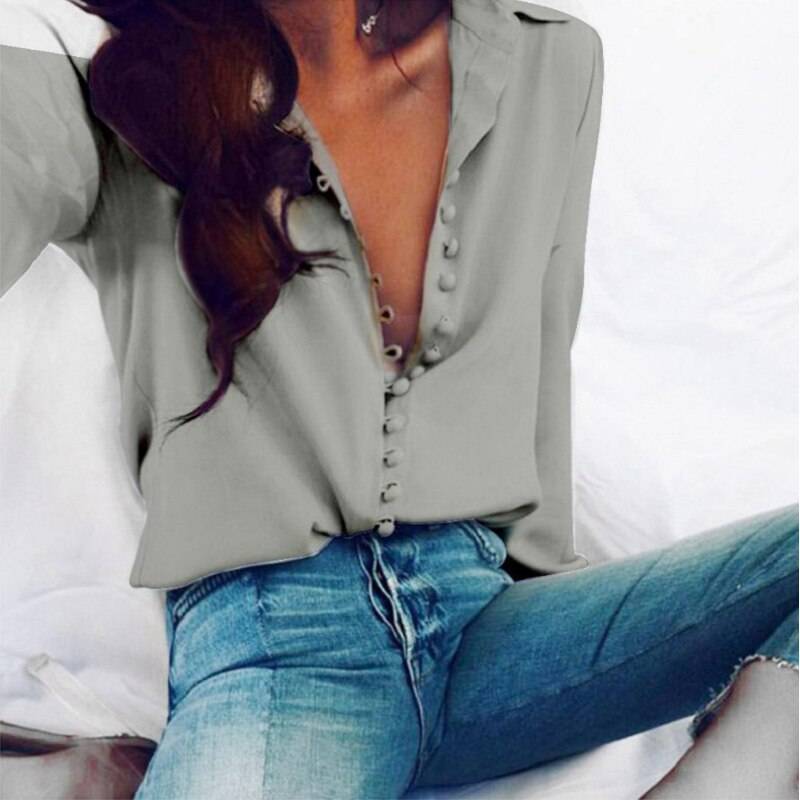Women's Elegant Buttons Blouse From Kawaii Stop