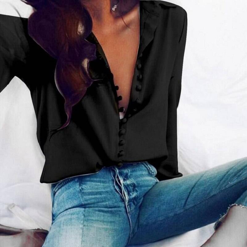 Women's Elegant Buttons Blouse From Kawaii Stop