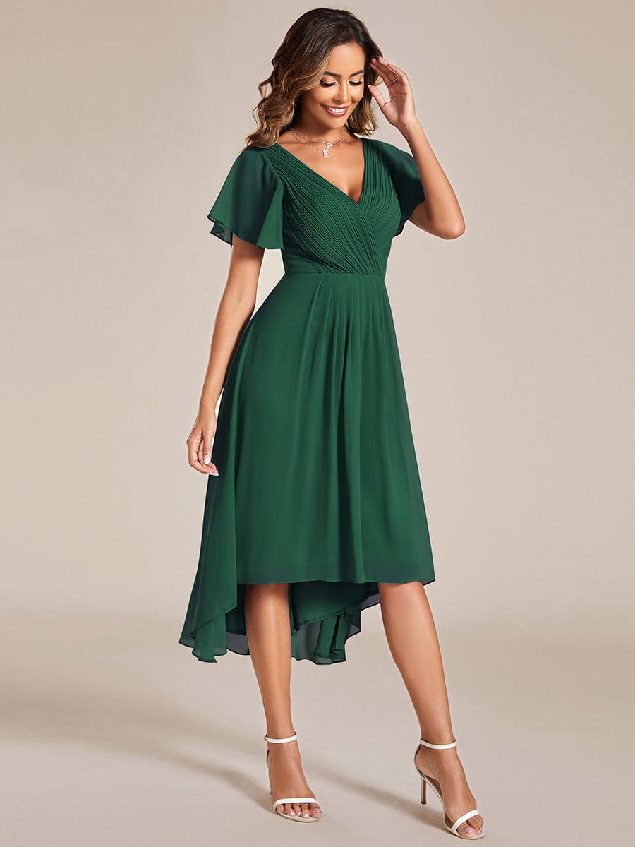 A-Line Chiffon Midi Dress from MsDressly