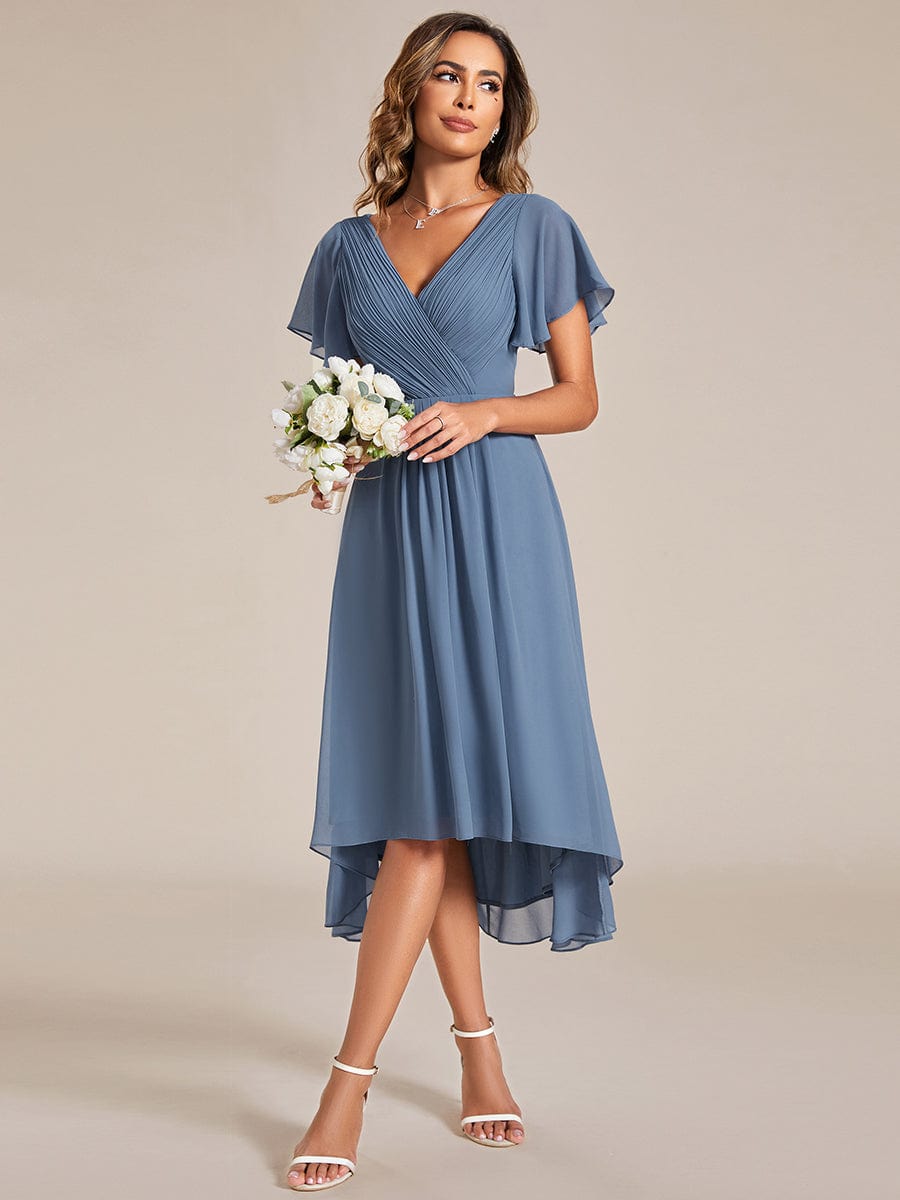 A-Line Chiffon Midi Dress from MsDressly
