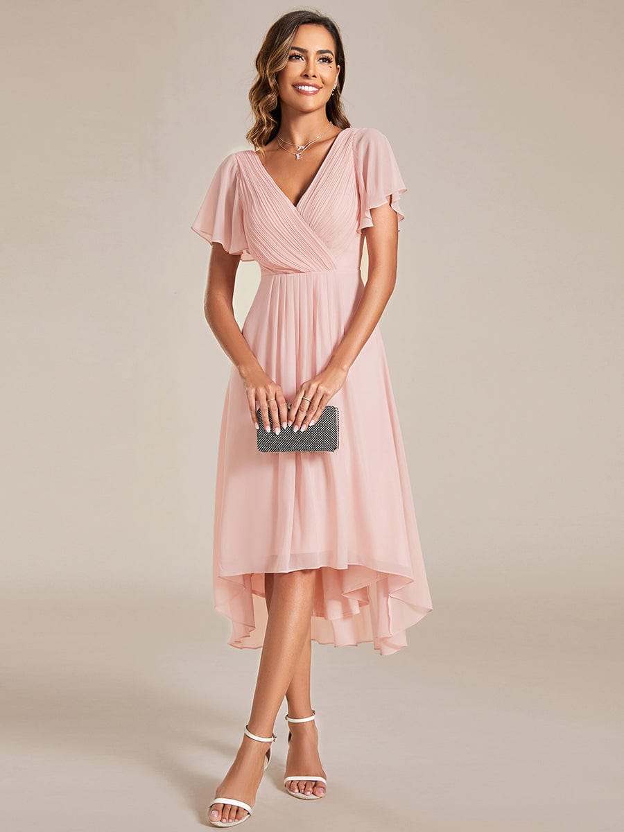 A-Line Chiffon Midi Dress from MsDressly
