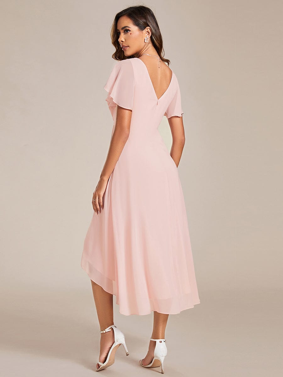 A-Line Chiffon Midi Dress from MsDressly