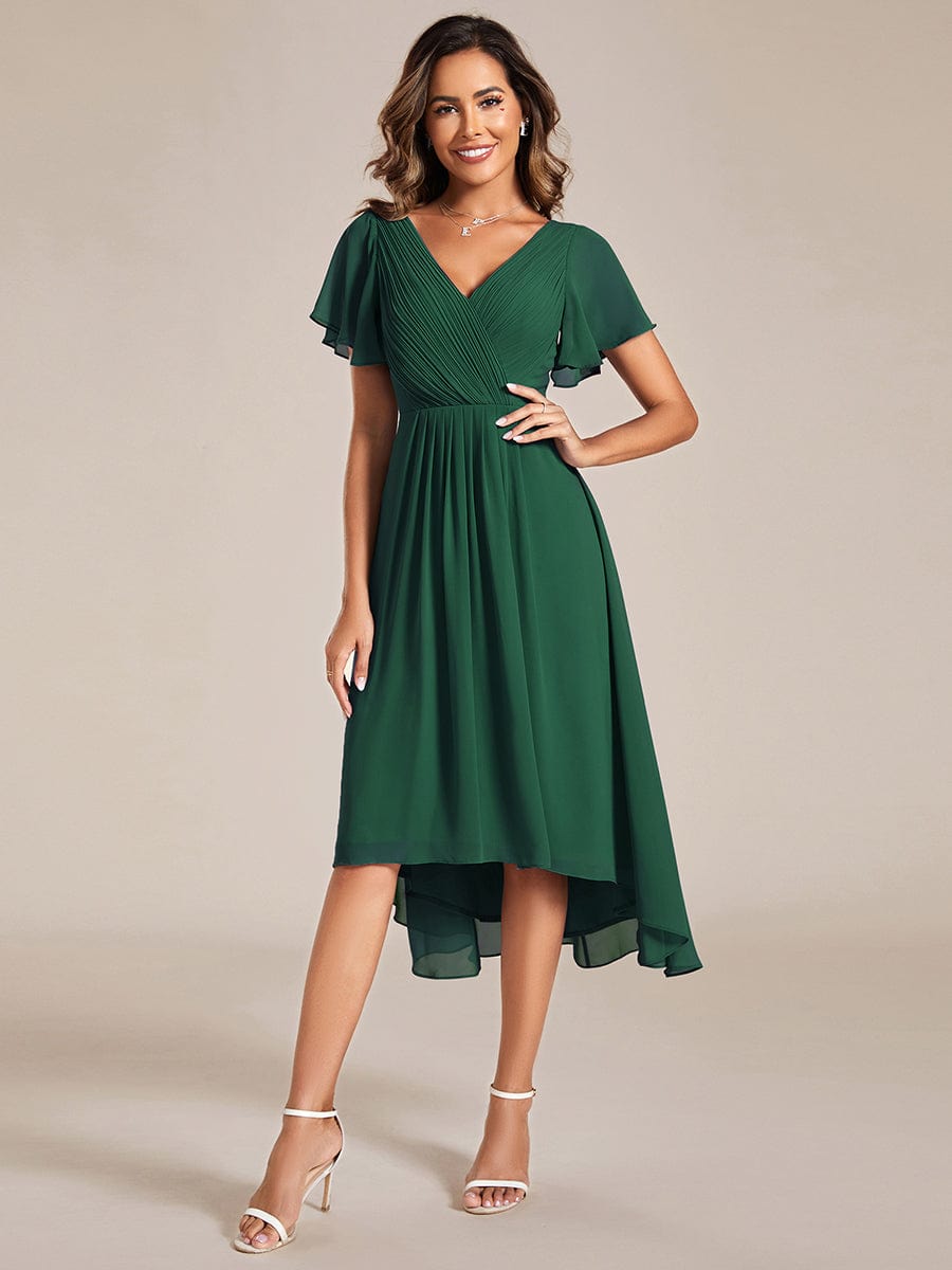 A-Line Chiffon Midi Dress from MsDressly