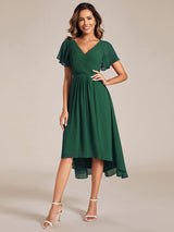 A-Line Chiffon Midi Dress from MsDressly