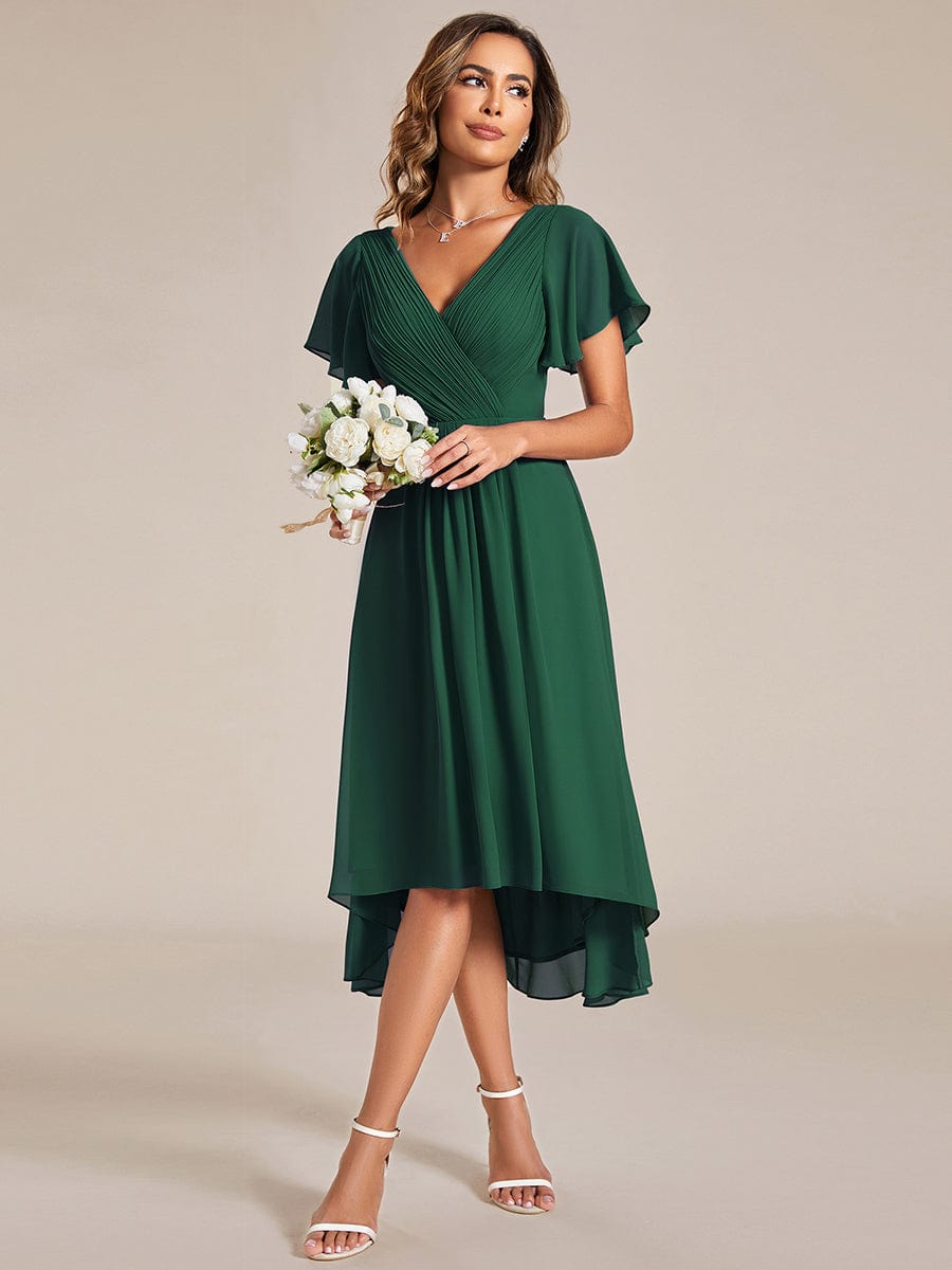 A-Line Chiffon Midi Dress from MsDressly