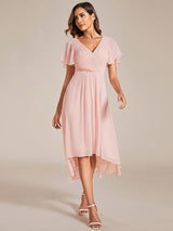 A-Line Chiffon Midi Dress from MsDressly