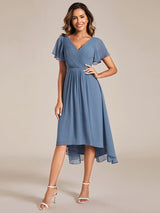 A-Line Chiffon Midi Dress from MsDressly