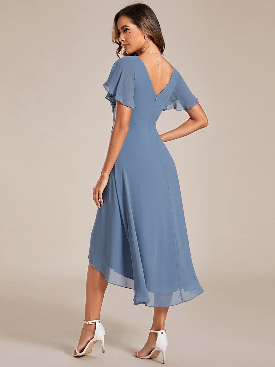 A-Line Chiffon Midi Dress from MsDressly