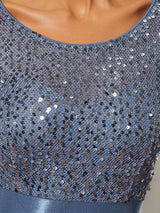 A-Line Sequined Formal Dress from MsDressly