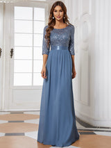 A-Line Sequined Formal Dress from MsDressly