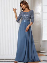 A-Line Sequined Formal Dress from MsDressly