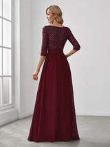 A-Line Sequined Formal Dress from MsDressly
