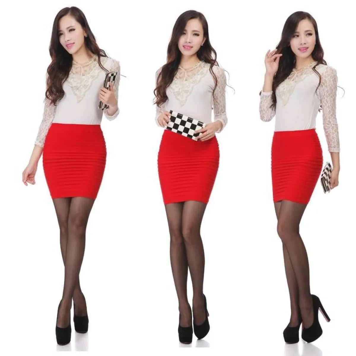 Elegant Tight Pencil Skirt from Kawaii Stop