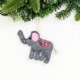 Felt Elephant Ornament from Upavim Crafts