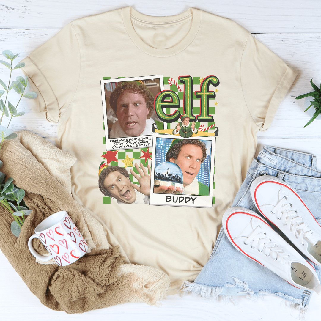 Elf Christmas Tee from Peachy Sunday