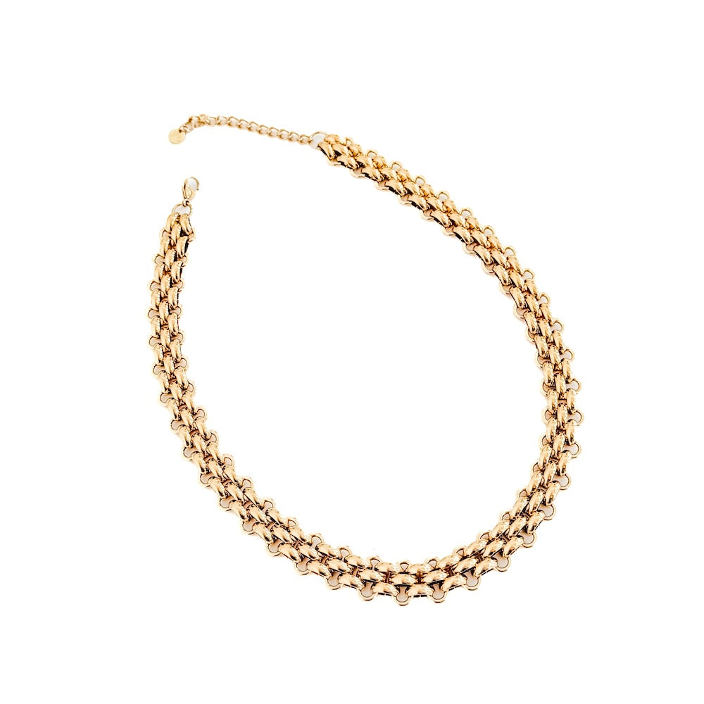 Elise Woven Chain Necklace - WATERPROOF from Pretty Simple