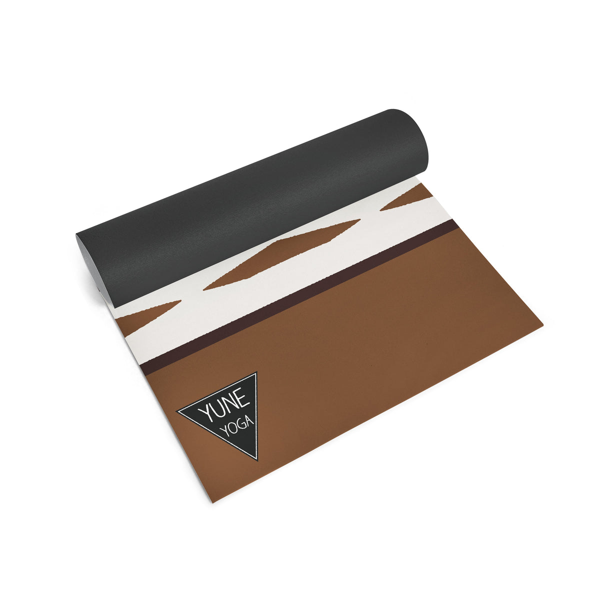 Elk Grove Yoga Mat – 6 mm Extra Thick, Double-Sided Non-Slip, Eco-Friendly PER with Earth-Tone Striped Design | from Yune Yoga